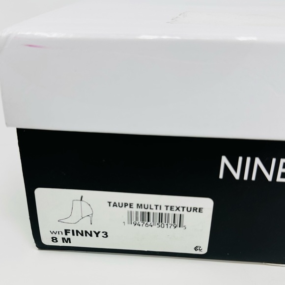 Nine West Finny Womens Snake High Heel Ankle Boots - Picture 11 of 13